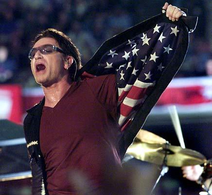 U2, Super Bowl XXXVI