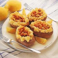 Pommes de terre farcies aux crevettes
