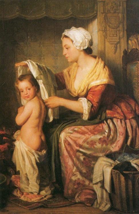 La cuisinière émaillée.