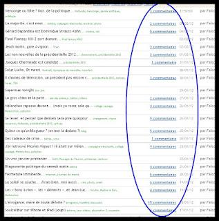 Commentaire sur les commentaires... (de blog)