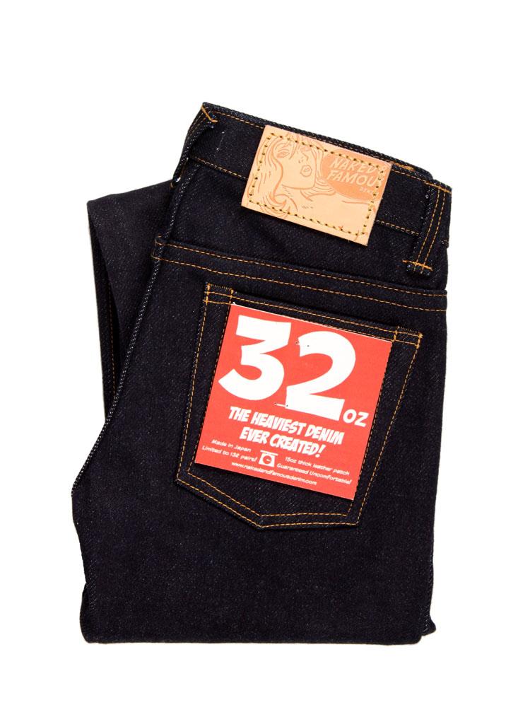 NAKED & FAMOUS WEIRD GUY SUPER HEAVYWEIGHT 32OZ. SELVEDGE