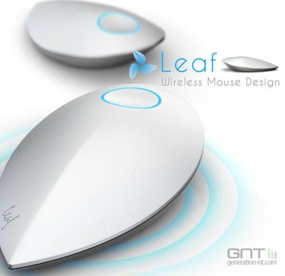 leaf 1 090258024301215911 559x540 Leaf concept : une souris sans fil à rechargement cinétique