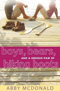 Boys, bears and a serious pair of hiking boots - Abby McDonald {En quelques mots}