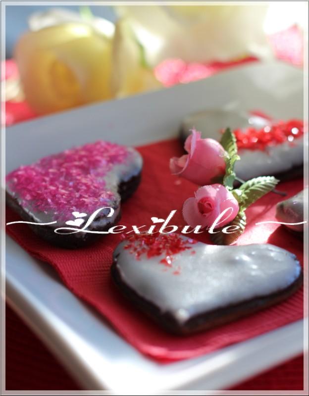 Biscuits au chocolat de la st-valentin