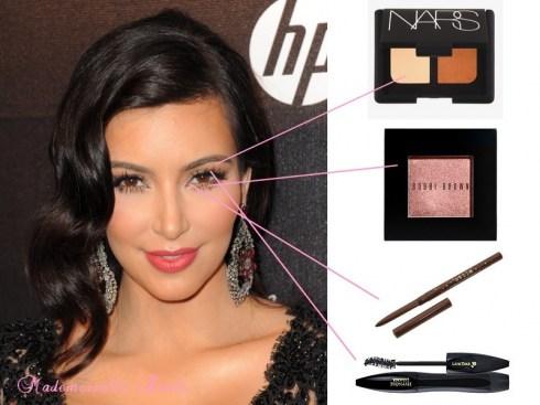 Kim Kardashian… Le tutoriel et les produits de son sublime maquillage!