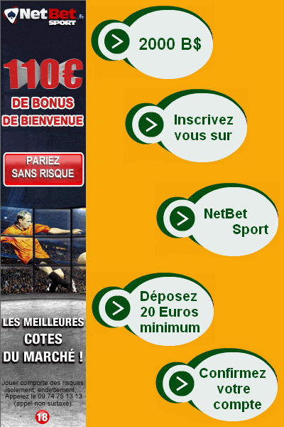 Netbetsport.fr 2000 B$ pour vous …
