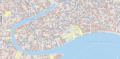 Carte interactive de Venise