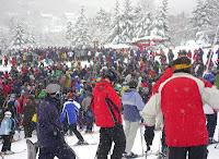 Queues aux remontées mécaniques et crise grecque