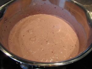 crème et gelée de mûres