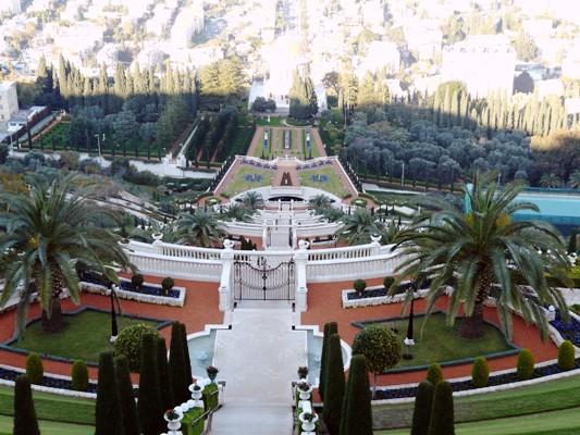Haïfa, les jardins Bahaïs