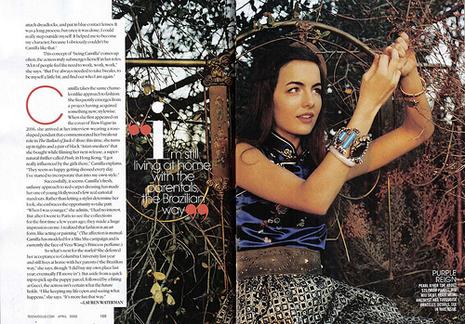 Camilla Belle dans le magazine Teen Vogue