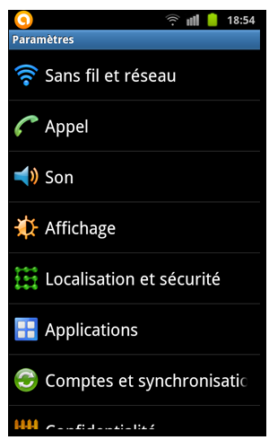 Acer Iconia A500 : Vous connectez à internet via le 3G de votre téléphone mobile Android