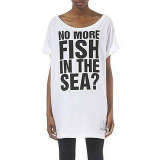 katherine hamnett No More Fish in the Sea t–shirt