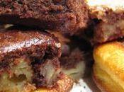 Brownie marbré chocolats