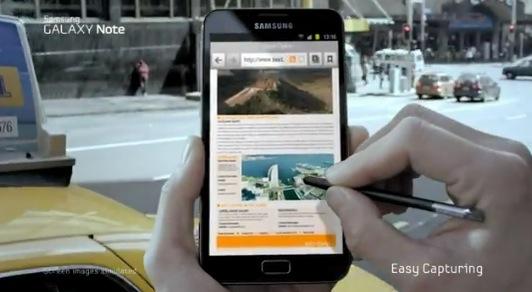 pub galaxy note samsung Samsung affirme sa domination sur le marché français