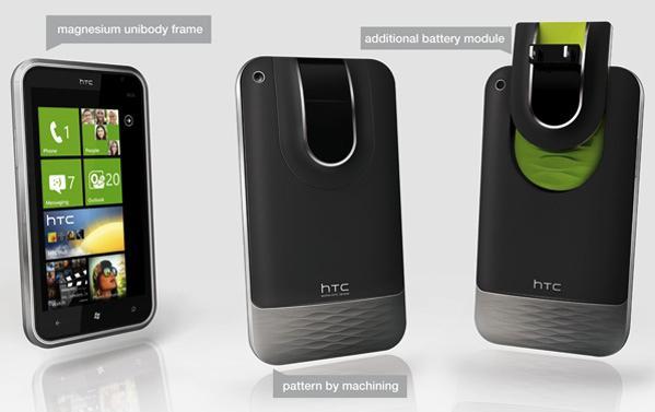 autonome HTC Autonome concept : un smartphone doté dune batterie amovible
