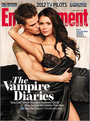 Le Trio de Vampire Diaries Pour Entertainment Weekly