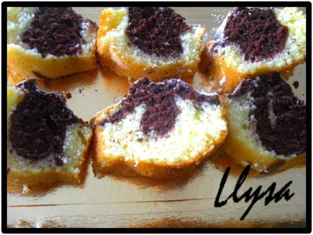 Gâteau marbré façon Llysa