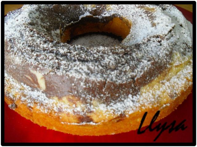 Gâteau marbré façon Llysa