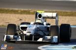 Pedro de la Rosa tested the 2011 HRT on Tuesday and Wednesday in Jerez