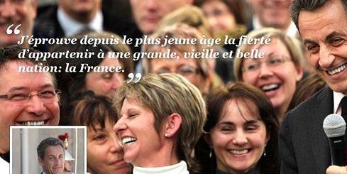 Sarkozy affiche sa France à visage pâle