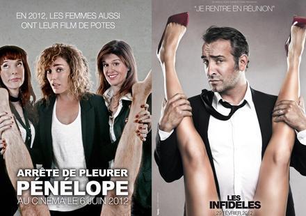 affiche parodie arrete de pleurer penelope les infidèles Parodie du jour : L’affiche « Pleure pas Pénélope » pastiche « Les infidèles »