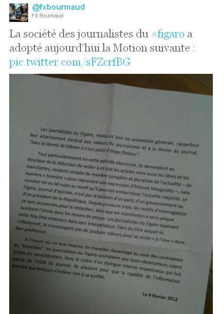 les journalistes du Figaro trouveraient-ils leur journal trop à droite ?