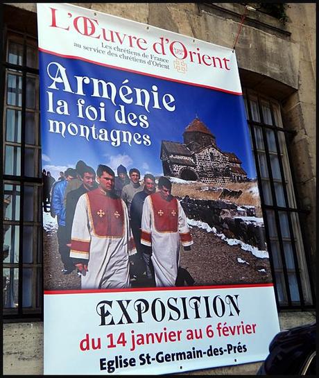 Exposition Arménie à l’église Sainte-Germain des Prés