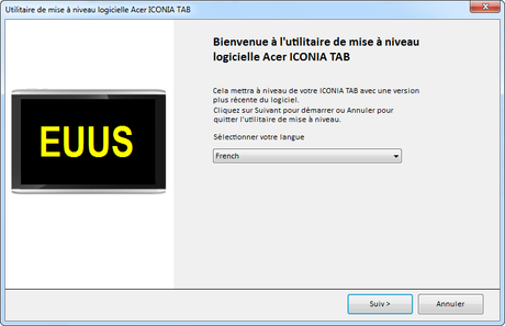 Rooter sa tablette ACER Iconia A500 avec Android 3.2 sans downgrader