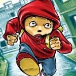 Petit chaperon en sweat rouge
