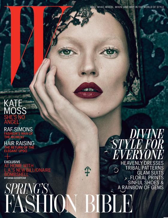 Kate Moss, le bien et le mal, Magazine W, Steven Klein