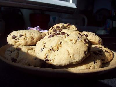 Cookies aux flocons d'avoine et au chocolat...... Un tour en cuisine