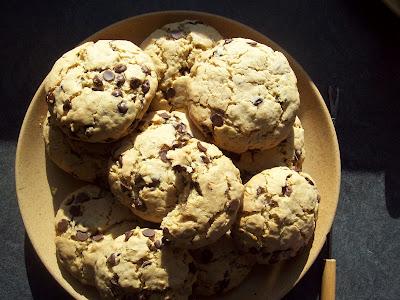 Cookies aux flocons d'avoine et au chocolat...... Un tour en cuisine