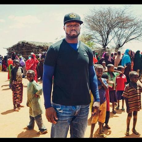 50 Cent visits Somalia to Help Feed The Poor (Video)