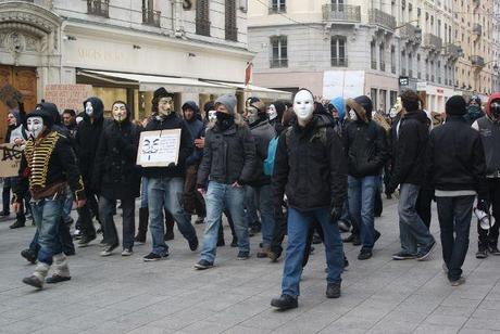 Anti ACTA à Lyon, en images