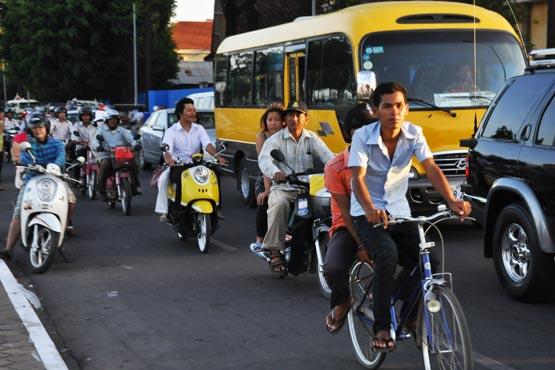Phnom Penh, trafic routier