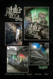 Murale graffiti et galerie d’exposition au Night Vibes de St-Jérome