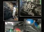 Murale graffiti galerie d’exposition Night Vibes St-Jérome