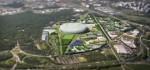 Vue d'ensemble du futur stade de Ris-Orangis - Evry / Crédits photo : DVVD Architectes Ingenieurs