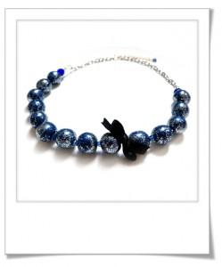 collier fimo nuit paillettes