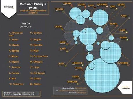 Qui sont les champions africains sur Twitter ?