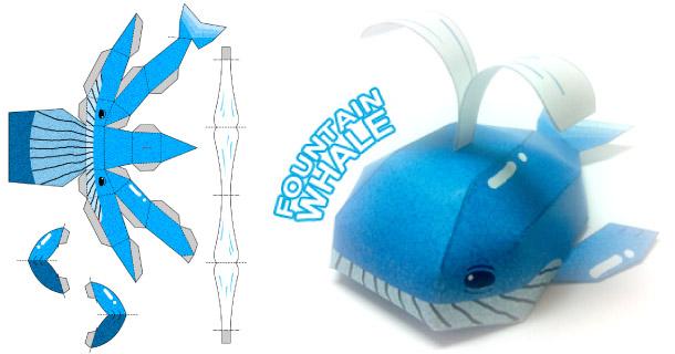 Blog_Paper_Toy_papertoy_Fountain_Whale_Beastory