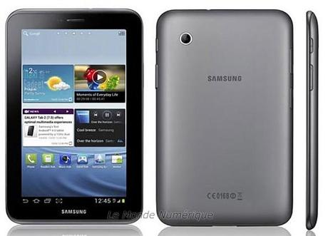 Samsung lance la nouvelle Galaxy Tab 2 7.0 GT-P3100