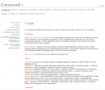 Site www.garamond.culture.fr vu dans Firefox 7 sous (...)