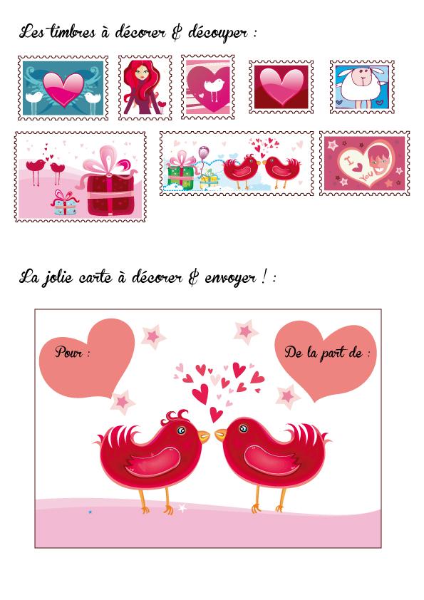 Carte Saint Valentin by Natacha Birds