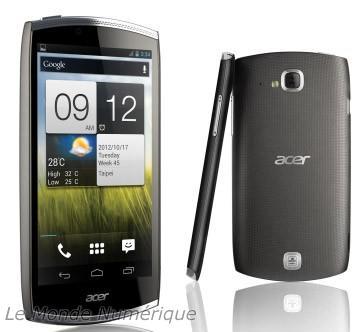 Acer proposera le smartphone CloudMobile S500 au MWC de Barcelone