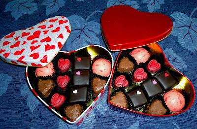Mes chocolats de la St-Valentin