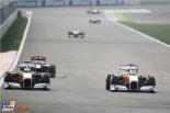 Paul di Resta, Adrian Sutil, Force India F1, 2011 South Korean Formula 1 Grand Prix, Formula 1