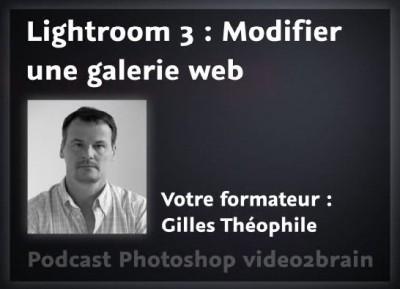 Modifier galerie web avec LR3
