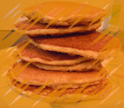 Pancake à l'okara,petit-suisse,son d'avoine,IG faible